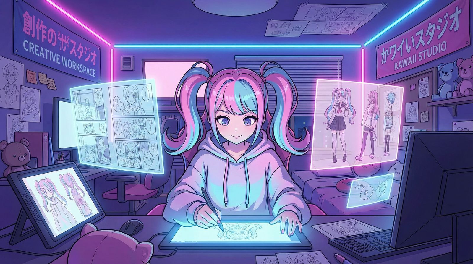 抖荫短视频传媒二次元创作